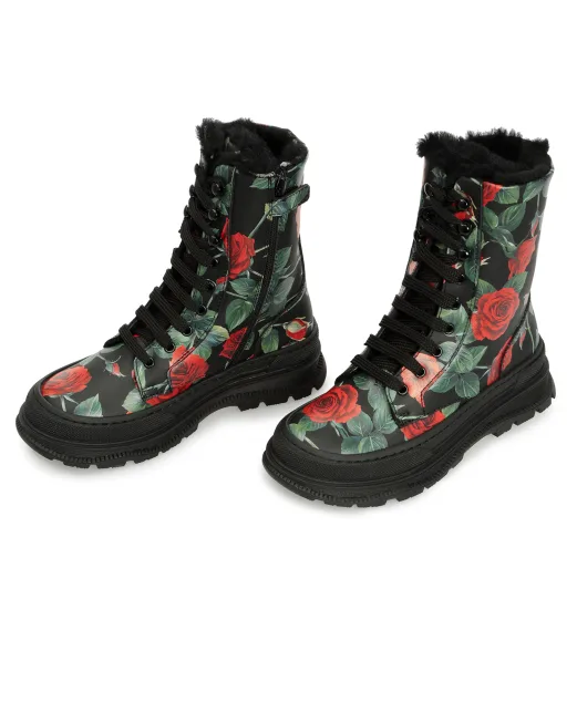 Dolce&Gabbana Дитячі шкіряні черевики - Артикул: D11057-AQ415-M