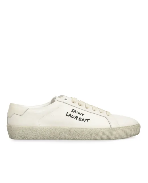 Saint Laurent Сникеры Court Classic - Артикул: 610648-GUP10
