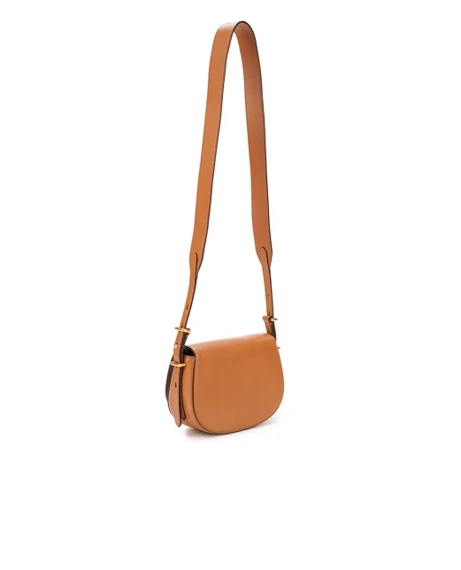 Polo Ralph Lauren Шкіряна сумка Polo ID Saddle Crossbody Small - Артикул: 428891391002