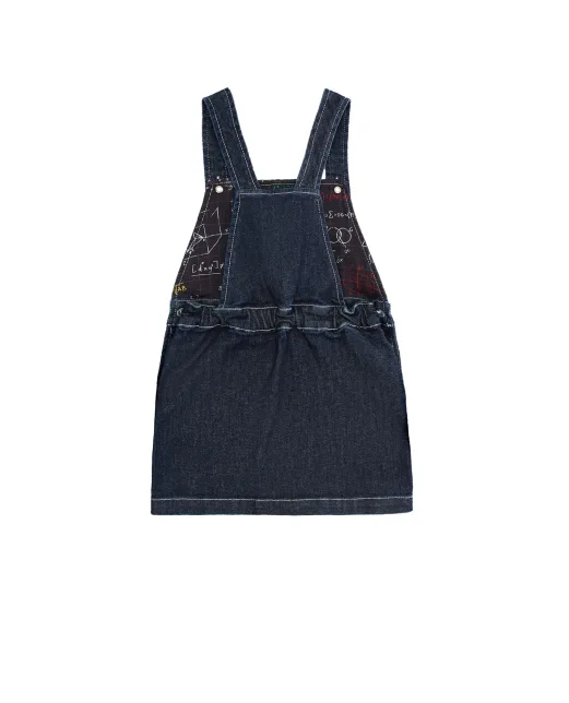 Dolce&Gabbana Детский джинсовый сарафан - Артикул: L52DU1-LD969-B