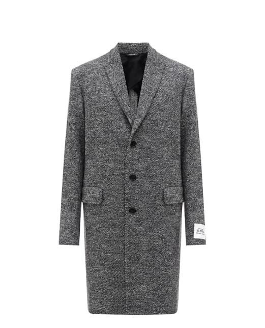Dolce&Gabbana Однобортное шерстяное пальто - Артикул: G033LT-GG723