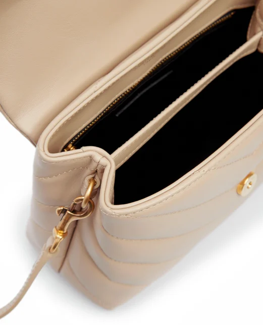 Saint Laurent Кожаная сумка Loulou Toy - Артикул: 678401-DV707