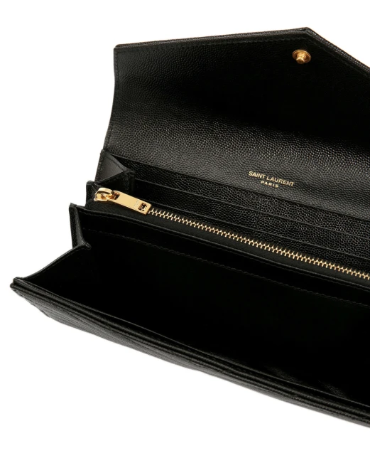 Saint Laurent Шкіряний гаманець Monogram - Артикул: 372264-BOW01-