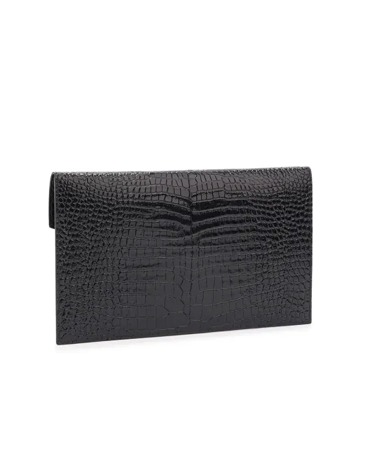 Saint Laurent Шкіряний клатч Uptown - Артикул: 565739-DND0J