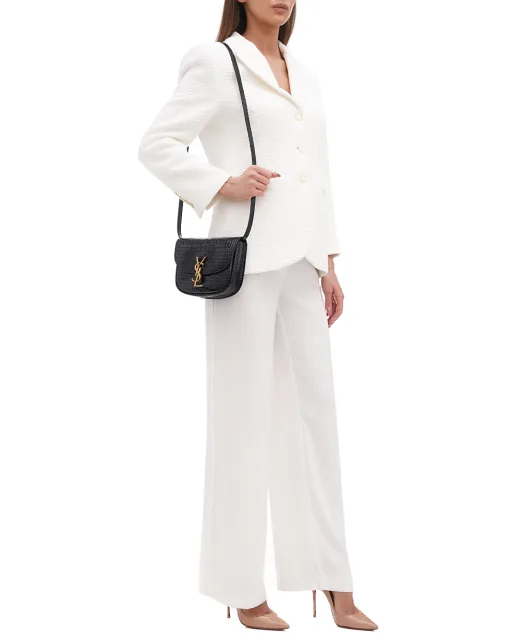 Saint Laurent Кожаная сумка Kaia Small - Артикул: 619740-DND0W