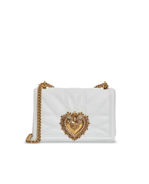 Dolce&Gabbana Кожаная сумка Devotion Medium - Артикул: BB7158-AW437