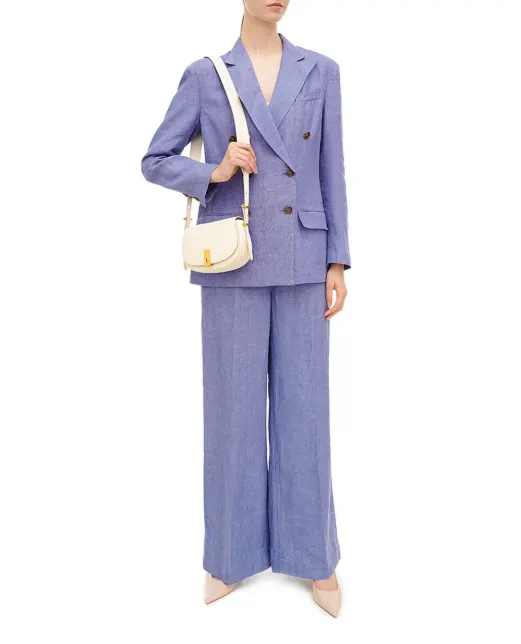 Polo Ralph Lauren Кожаная сумка Polo ID Saddle Crossbody Small - Артикул: 428932626002