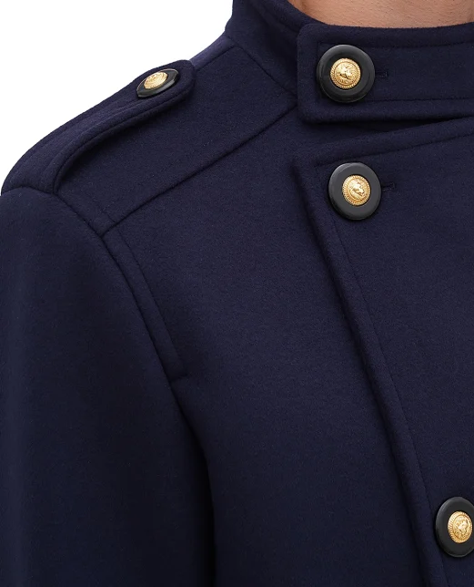 Balmain Шерстяное пальто - Артикул: BH0UC030WB72