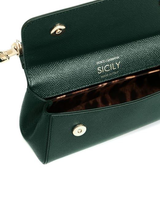Dolce&Gabbana Кожаная сумка Sicily Small - Артикул: BB7116-A1001