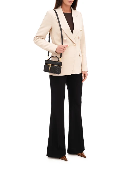 Saint Laurent Кожаная сумка Gaby - Артикул: 766731-1EL07