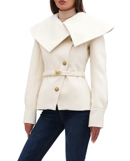 Balmain Шерстяное пальто - Артикул: BF0TE160WB72