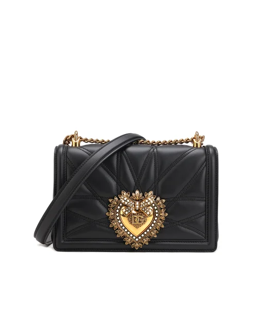 Dolce&Gabbana Кожаная сумка Devotion Medium - Артикул: BB7158-AW437