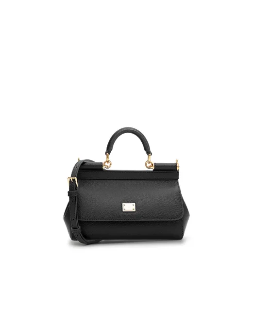 Dolce&Gabbana Шкіряна сумка Sicily Small - Артикул: BB7116-B1001