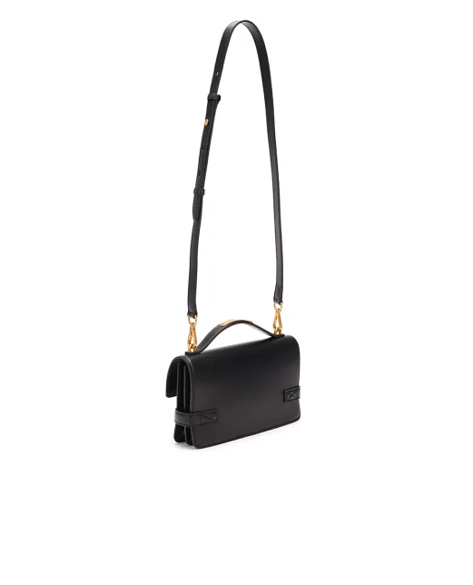 Balmain Кожаная сумка B-Buzz Shoulder 24 - Артикул: DN1DA828LAVE