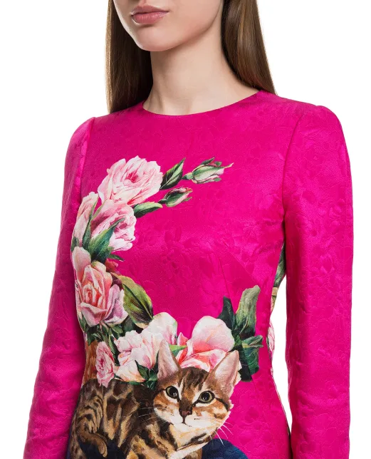 Dolce&Gabbana Жакардове плаття - Артикул: F66A8Z-HPMMG