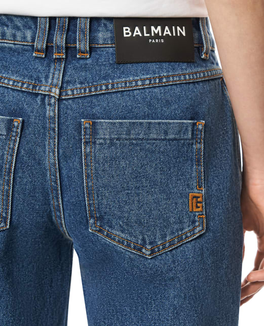 Balmain Джинсы прямого кроя - Артикул: GF1MI051DG08