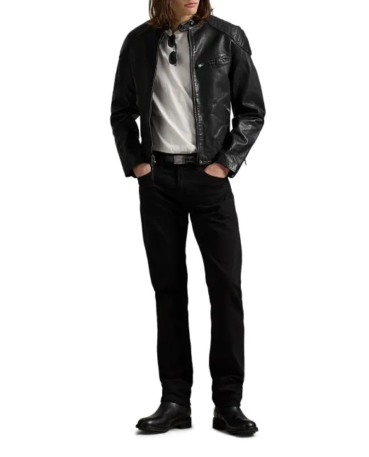 Polo Ralph Lauren Куртка CAFÉ RACER из кожи - Артикул: 710970573001