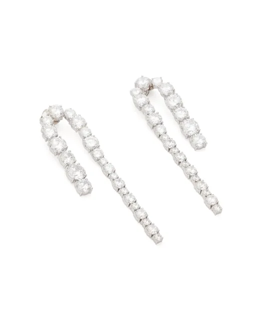 Completedworks Сережки з цирконію та переробленого срібла - Артикул: Z42