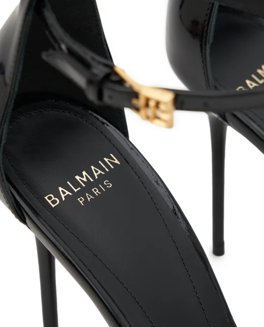 Balmain Кожаные лакированные туфли Sync - Артикул: FN1UA152LPAT