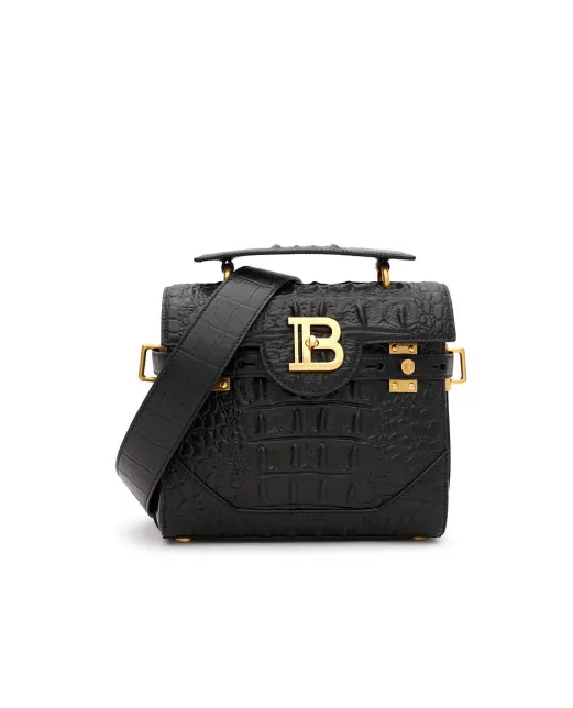 Balmain Сумка B Buzz під шкіру крокодила - Артикул: FN0DB526LOBC