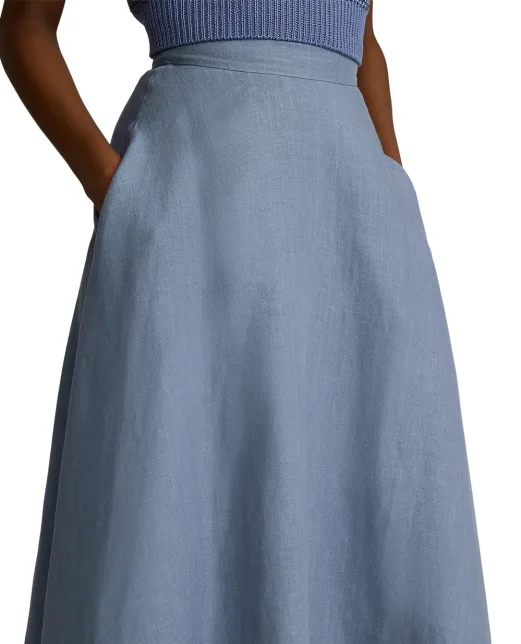Ralph Lauren Collection Льняная юбка - Артикул: 290975195001
