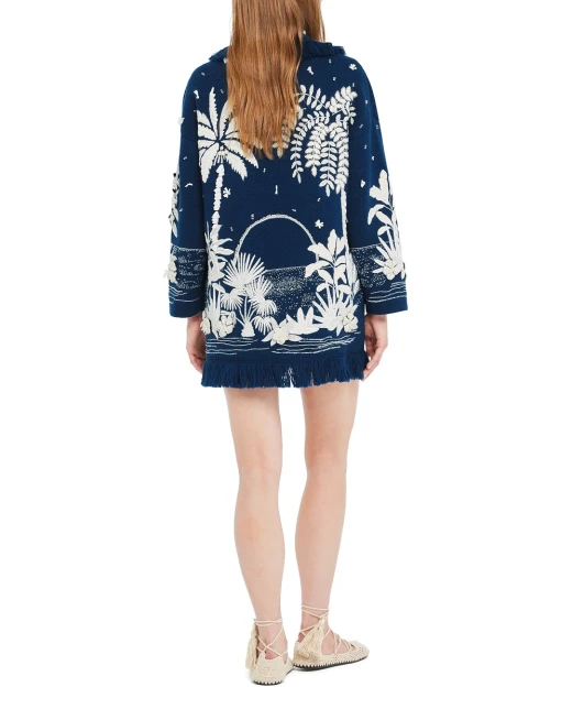 Alanui Кардиган из шерсти с вышивкой из бусин - Артикул: LWHB064R26KNI0064696