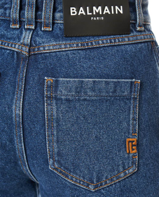 Balmain Джинсы прямого кроя - Артикул: GF1MI070DG08