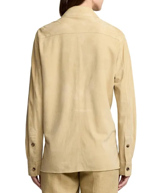 Ralph Lauren Collection Замшевая рубашка - Артикул: 290965603001