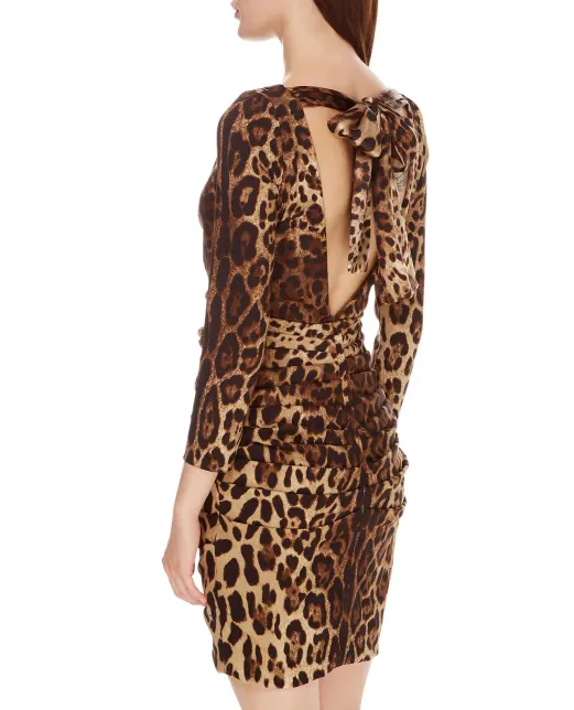 Dolce&Gabbana Шелковое платье - Артикул: F6R7GT-FSADD