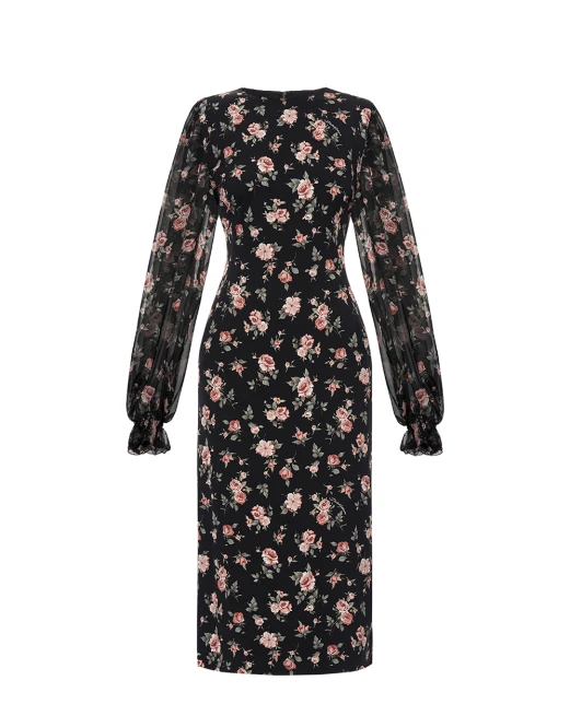 Dolce&Gabbana Платье с принтом из шёлка - Артикул: F611DT-FSA8C