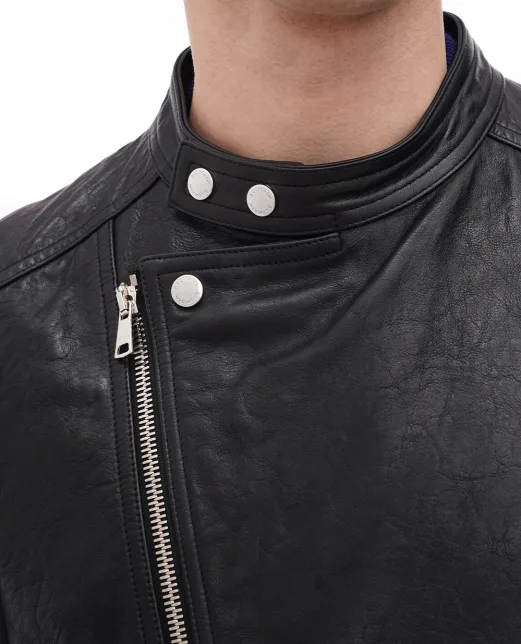 Balmain Кожаная куртка  - Артикул: CH1TD010LC46