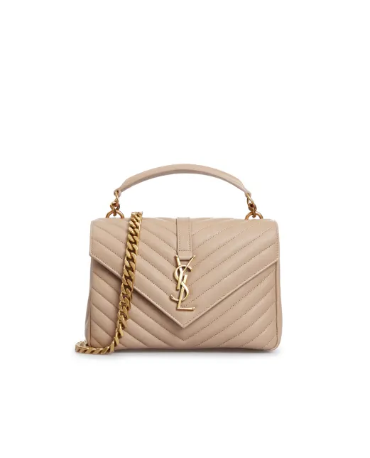 Saint Laurent Кожаная сумка College Medium - Артикул: 600279-BRM07