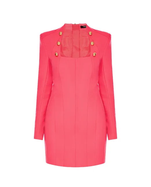 Balmain Шерстяное платье - Артикул: YF1R9525WB05