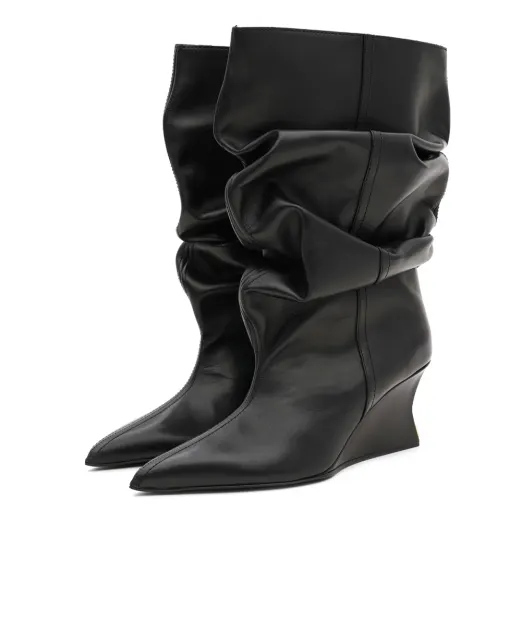 Balmain Ботильйони зі шкіри - Артикул: FN0TA181LVIT