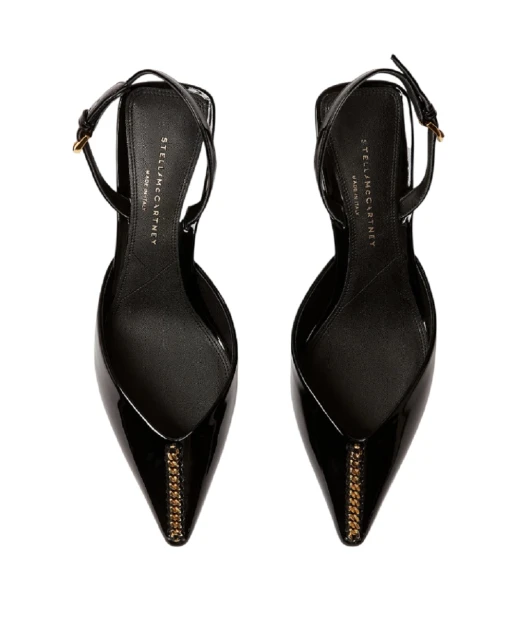 Stella McCartney Туфли-слингбэки Elsa лакированные - Артикул: 810604AP0AP0