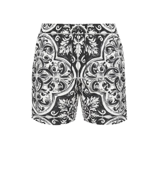 Dolce&Gabbana Пляжні боксери середньої довжини - Артикул: M4A13T-FIM6J