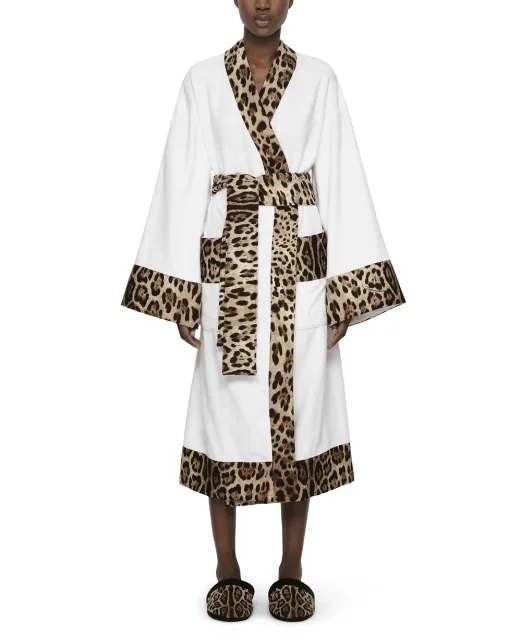 Dolce&Gabbana Халат з махрової бавовни - Артикул: TCF010-TCAGO