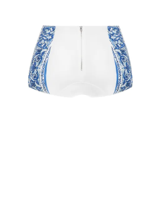 Dolce&Gabbana Шовкові трусики від купальника - Артикул: FTADVT-FPAIV