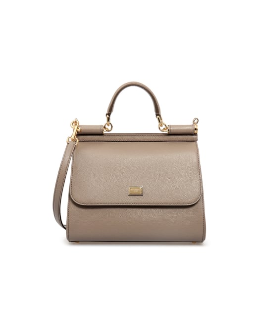 Dolce&Gabbana Шкіряна сумка Sicily Large - Артикул: BB6002-A1001