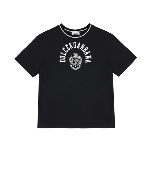 Dolce&Gabbana Дитяча футболка з принтом - Артикул: L4JTHV-G7PTO-S