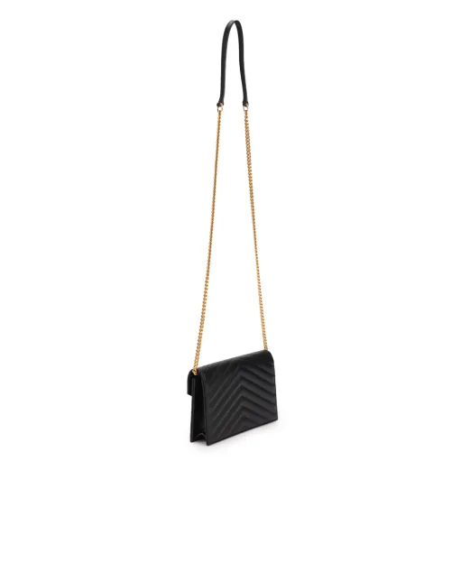 Saint Laurent Кожаная сумка Cassandre Chain Wallet - Артикул: 742920-BOW01