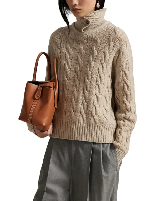 Polo Ralph Lauren Светр-поло з вовни та кашеміру - Артикул: 211A88632001