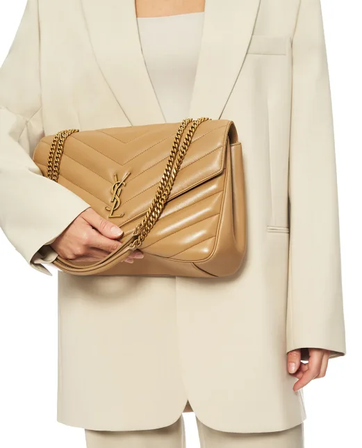Saint Laurent Сумка зі шкіри Loulou Large - Артикул: 803541-AAEAX