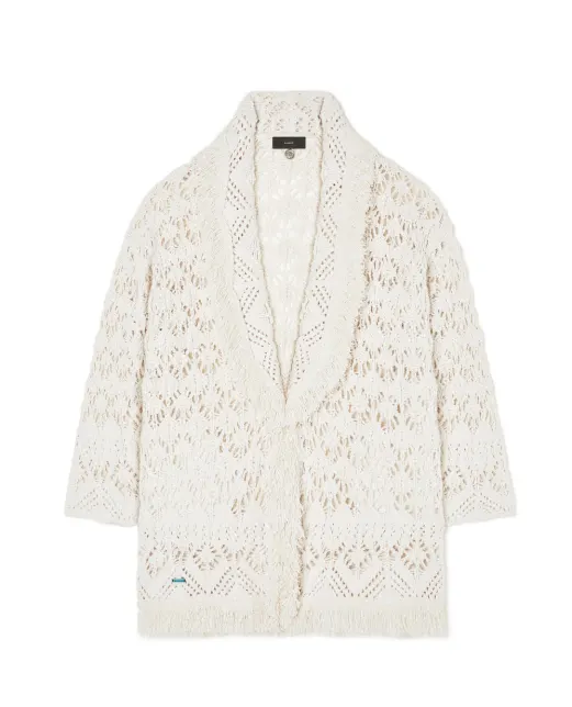 Alanui Кардиган с ажурной вязкой - Артикул: LWHB064R26KNI024OFOF