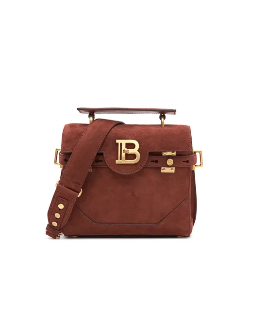 Balmain Сумка B-Buzz із замші - Артикул: FN0DB526LCRA