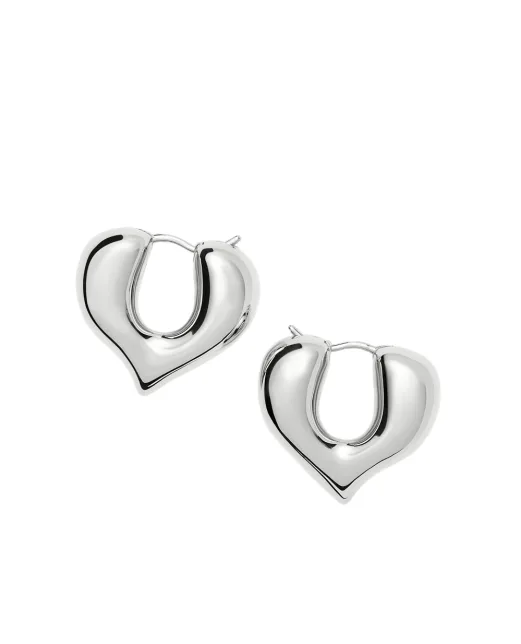Missoma Сережки-кільця у формі серця - Артикул: VAL-S-E2-NS