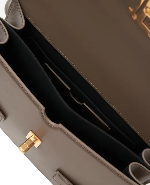 Balmain Кожаная сумка B-Buzz 24 - Артикул: FN1DA828LSLX