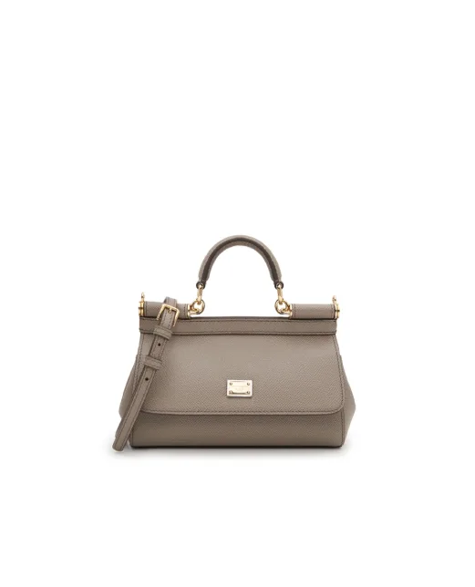 Dolce&Gabbana Кожаная сумка Sicily Small - Артикул: BB7116-B1001
