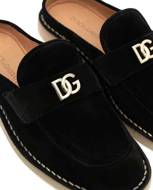 Dolce&Gabbana Мюлі з телячої замші - Артикул: CI0209-AS707