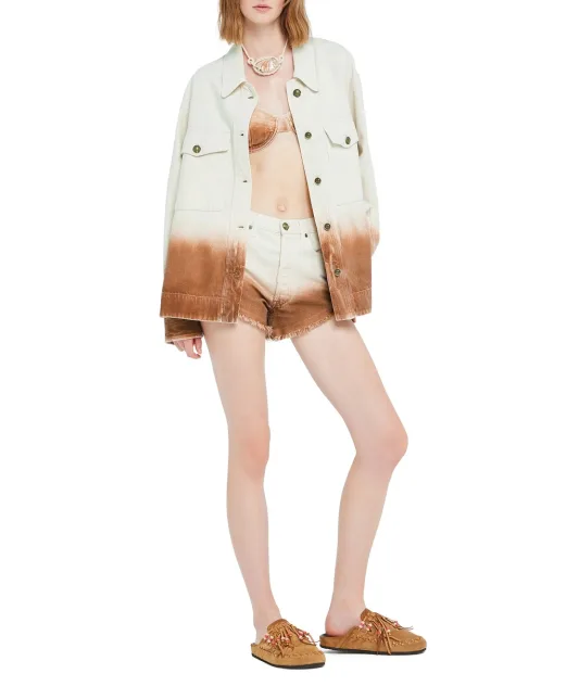 Alanui Джинсовая рубашка - Артикул: LWYD004R26DEN0030373